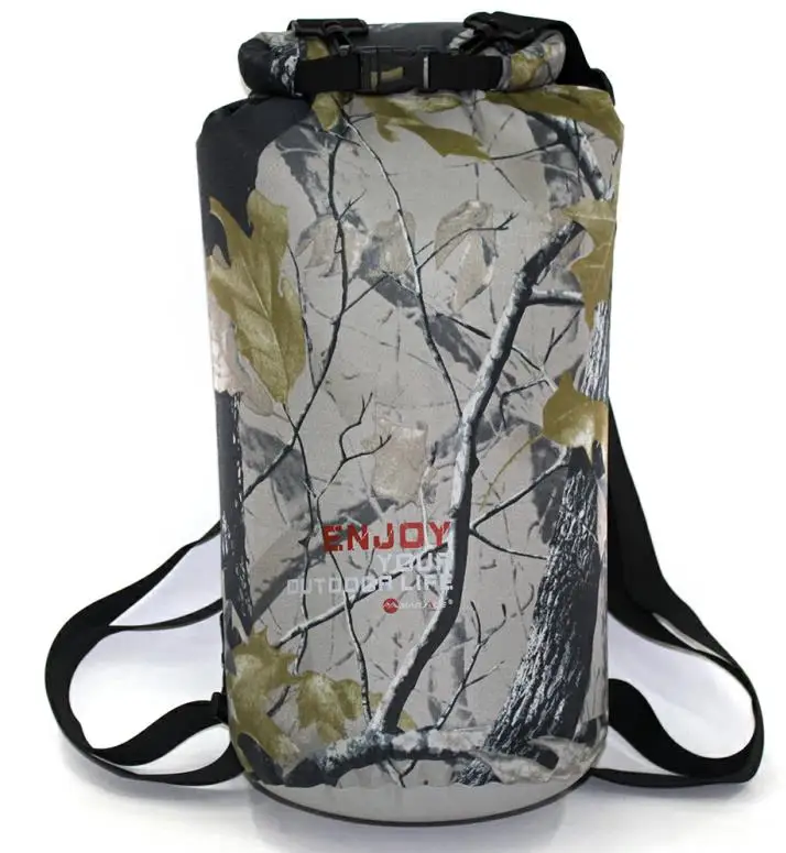 Maple Leaf Camouflag Камуфляжный 20L спортивный морской водостойкий рюкзак сумка для наружного ПВХ водонепроницаемый сухой бассейн непромокаемый пакет рюкзак - Цвет: Maple Leaf Camouflag