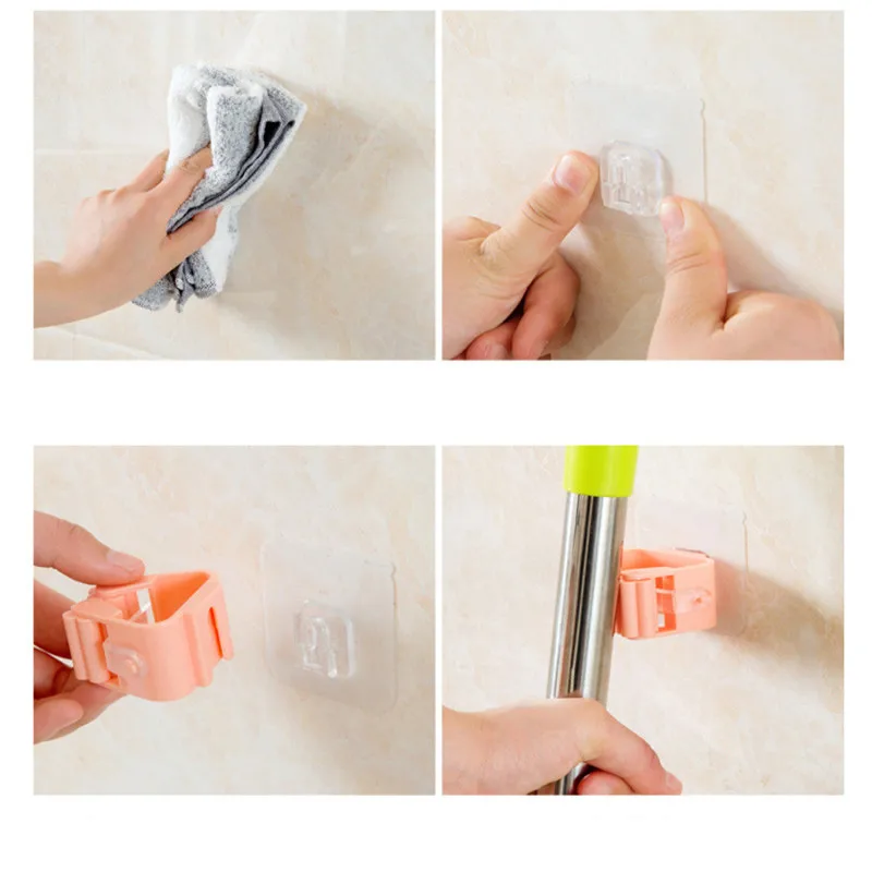 Настенный Швабра Органайзер держатель для крепления на гвоздь веник Вешалка