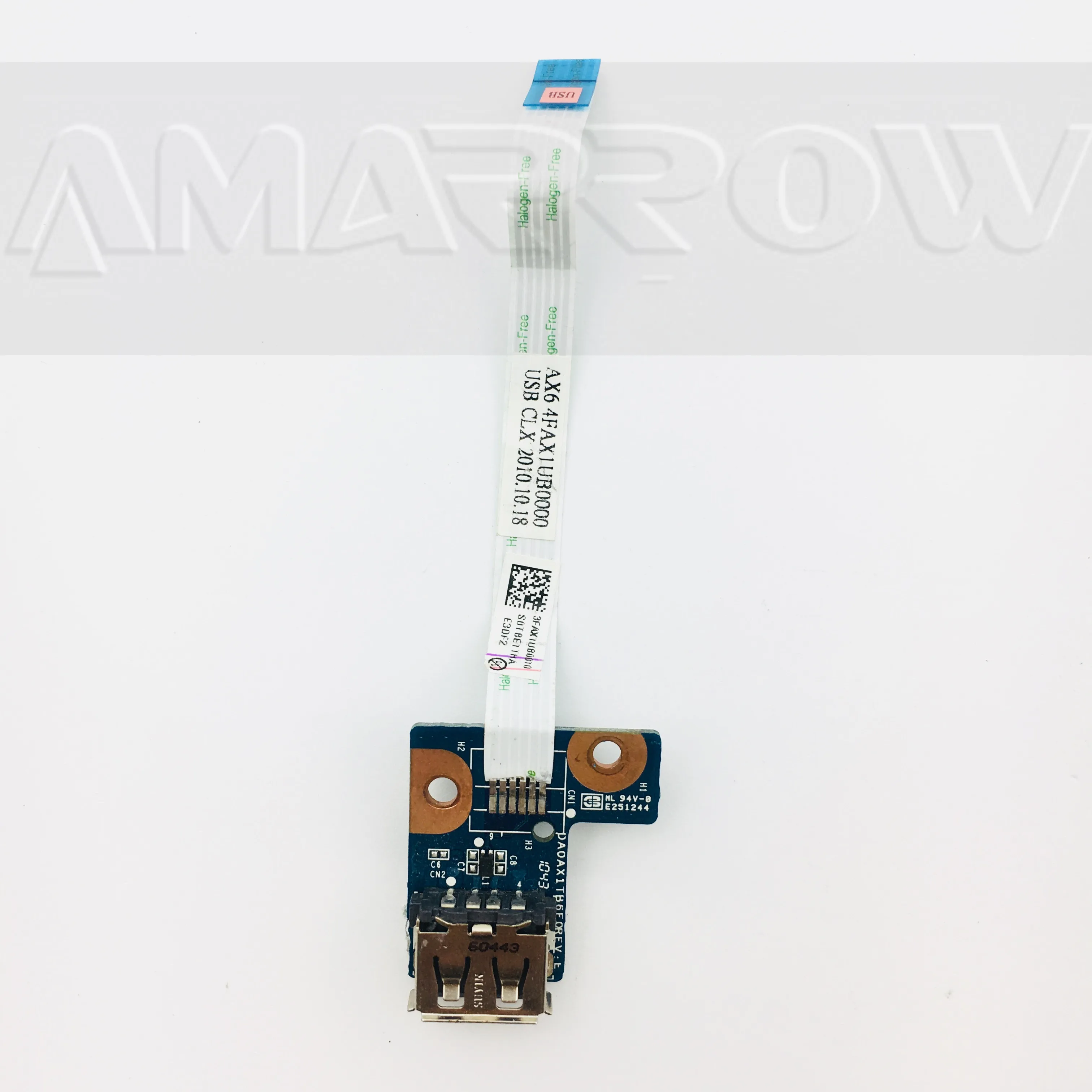 Оригинальная бесплатная доставка для HP CQ62 CQ56 G56 G72 G42 CQ42 USB плата DA0AX1TB6E0 кабель 5 см 8