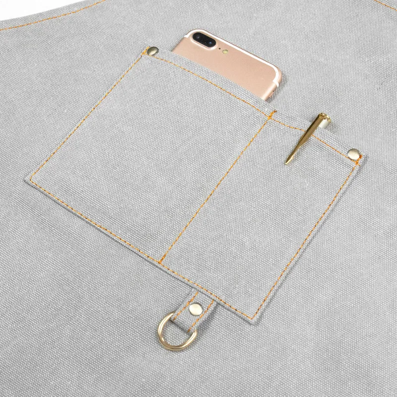 Фартук хаки из парусины хлопковые ремни униформа для парикмахеров флористов