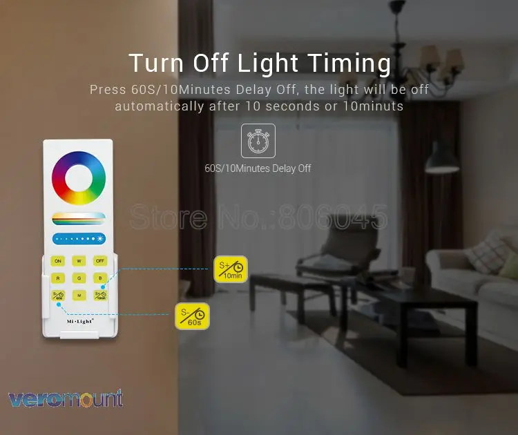 FUT045A DC12V 24 В 15A mi. Светильник RGB+ CCT светодиодный контроллер с 2,4G беспроводной функцией синхронизации дистанционная работа со светодиодной лентой RGB+ CW+ WW