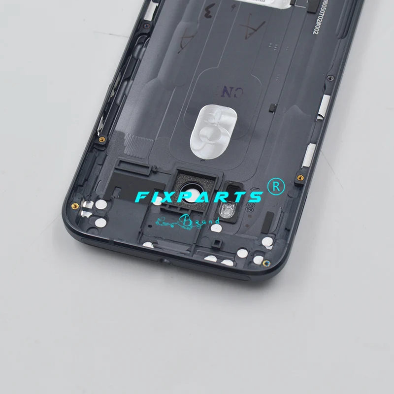 Новая Черная задняя крышка батарейного отсека для HTC M10 Reas + кнопка включения и