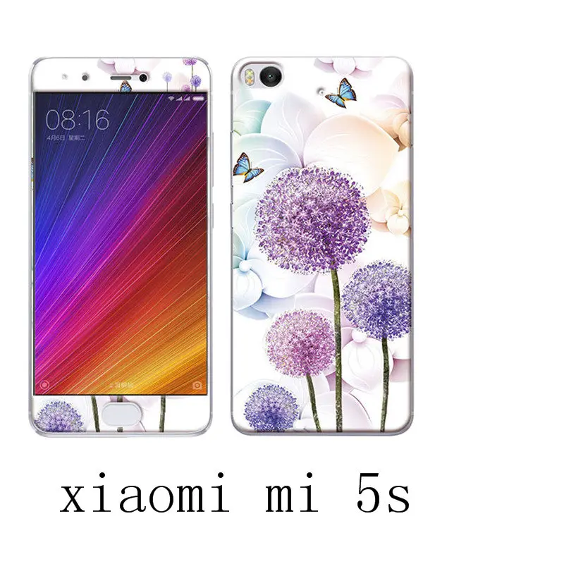 Xiaomi Mi5S M5S Silicone Luxury Soft Case For Phone With 360Protective+Color Integrated Tempered Glass Cover |