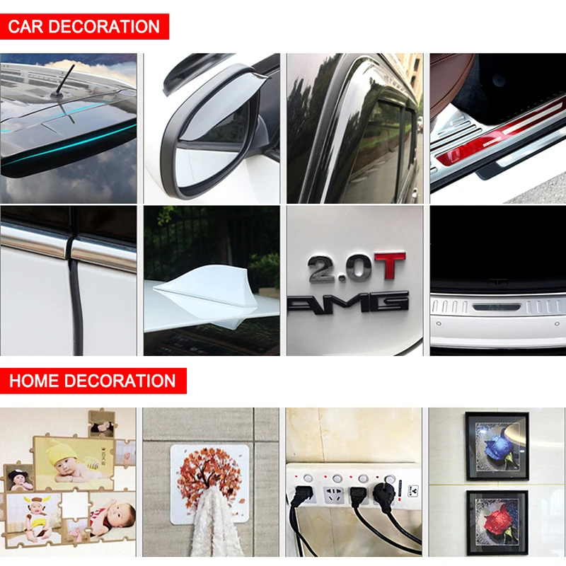 Автомобильная наклейка двусторонняя клейкая лента для Kia Rio 3 2 K3 Picanto Sportage Soul Forte