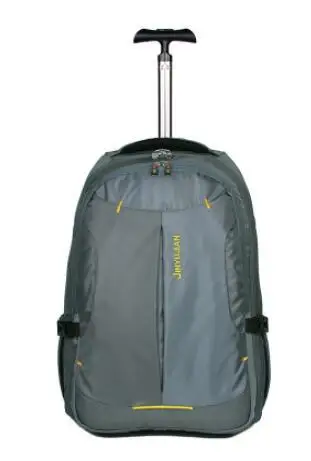 Grey 19 Inch Роллинг рюкзак Для женщин рюкзак-тележка Сумка для путешествий на колесиках Чемодан сумка Для мужчин Бизнес сумка Чемодан рюкзак для чемоданов на колесах - Цвет: Grey 19 Inch