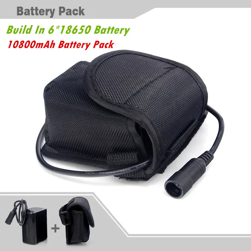 

Bike Bicycle Accessories Bike Front Led Light 8.4V 18650 Battery Pack for XM-L T6 LED Lamps Lights Cycling
