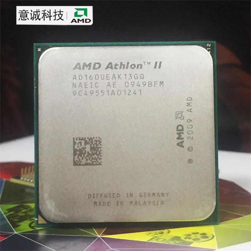 AMD Athlon II 160u Процессор Двухъядерный Настольный Гнездо 938 AM3 1.8 ГГц 1 М 20 Вт AD160UEAK13GQ |