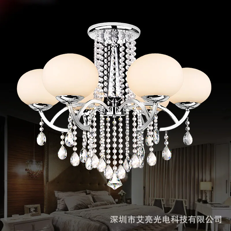 Простой кристалл круглый подвесной светильник led hanglamp Лофт Декор лампы