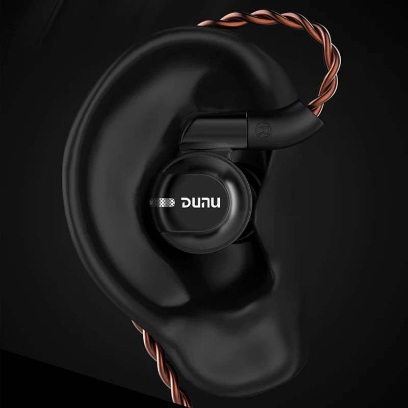 Наушники вкладыши Dunu DK4001 Pole с бериллиевой диафрагмой PVD 5 Гибридный Драйвер 4BA + 1DD