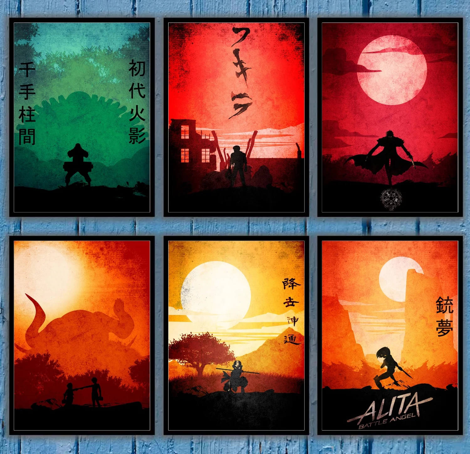 1st Hokage Akira Alucard Asta Yuno черный клевер Аватар Последний Летающий боевой Ангел Alita