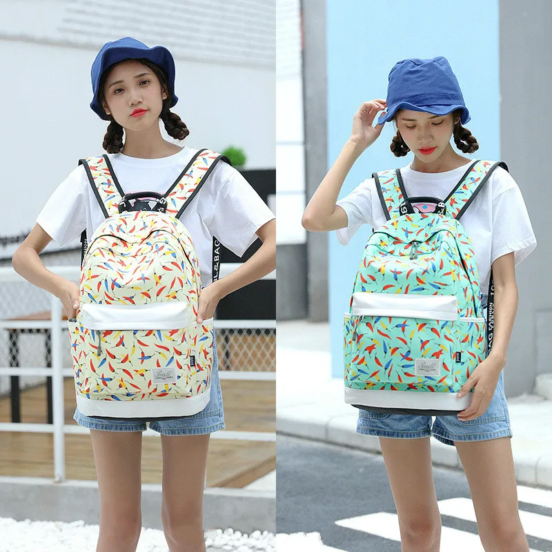 2018 школьные сумки модный школьный рюкзак для девочек-подростков колледжа