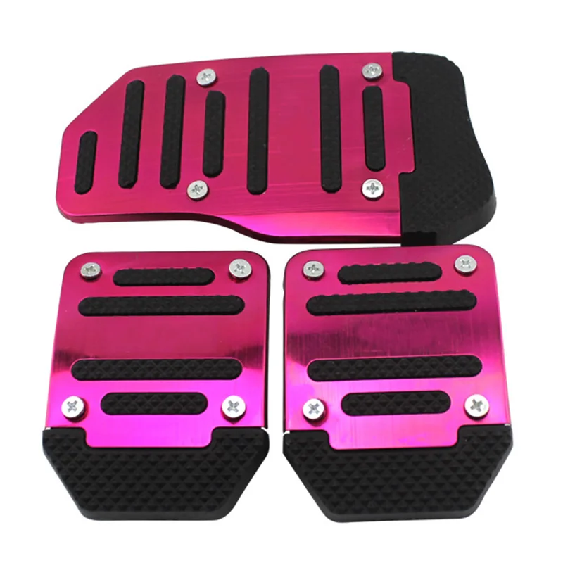 Универсальная алюминиевая Нескользящая накладка на педаль с ручной коробкой