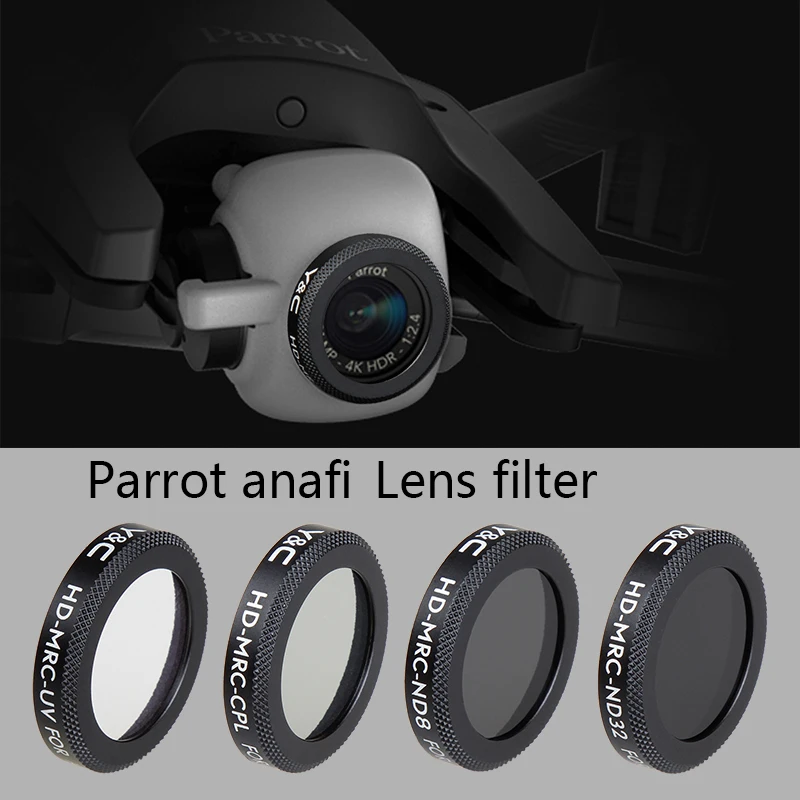 Фильтр объектива для камеры Parrot Anafi Drone UV CPL ND4 ND8 ND16 ND32 фильтр Оптическое стекло