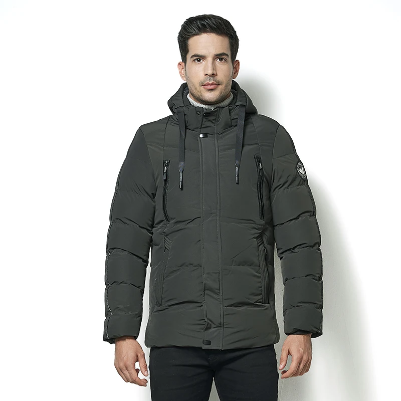 MuLS 5XL Парка мужская 2019 зимняя теплая Толстая хлопковая куртка парки мужские