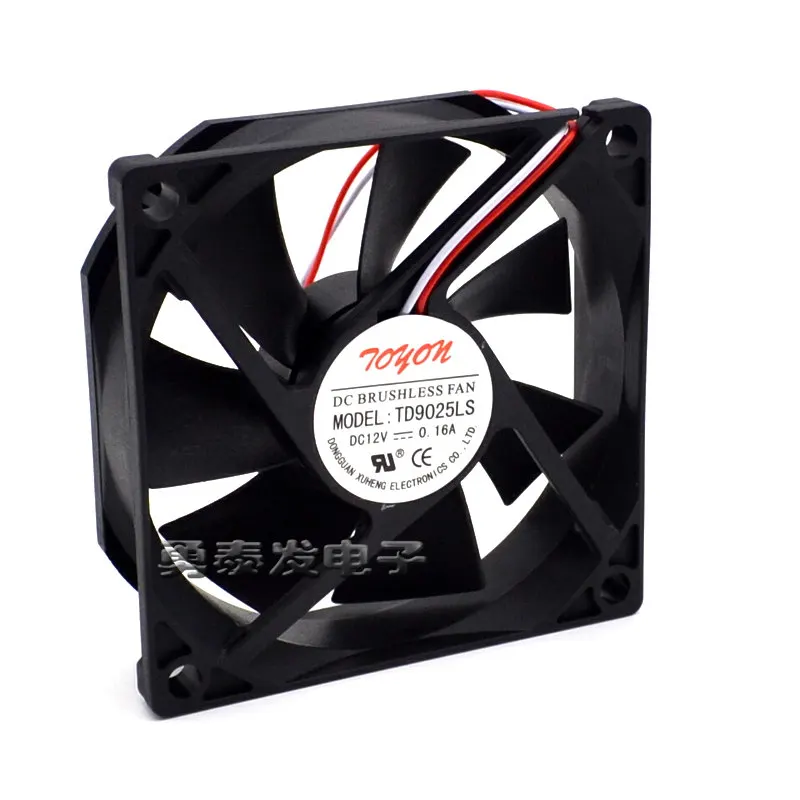 Новый оригинальный гидравлический бесшумный охлаждающий вентилятор TD9025LS 12 в 0 16