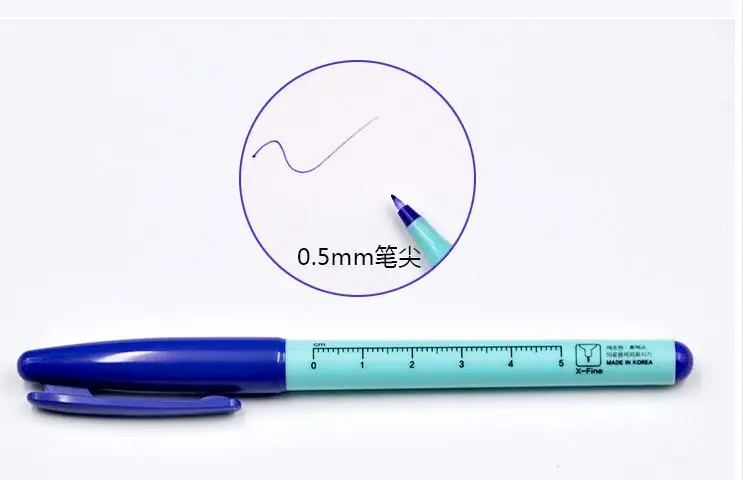 0.5mm Инструменты для век, косметический маркер для кожи, двойной хирургический маркер для век, маркер, микро пластиковая ручка для позиционирования - Цвет: 0.5mm