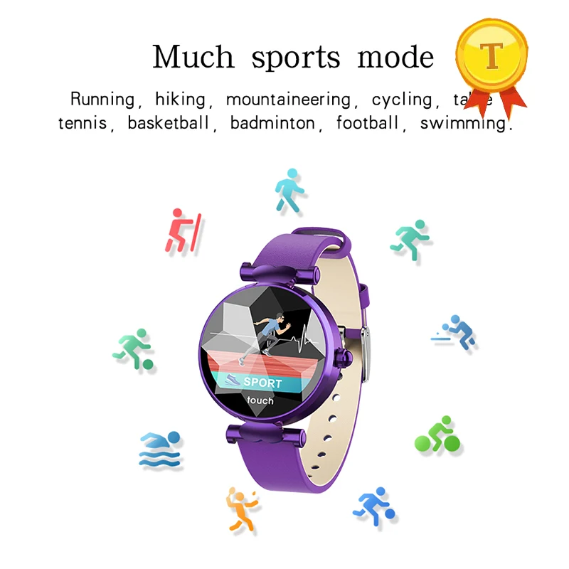 Новинка 2019 модный смарт браслет для девушек с трекером активности женщин уход за