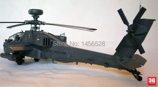 Хасегава макет 07223 1/48 вертолет APACHE AH-64D с бантом модель пластик монтаж комплекты