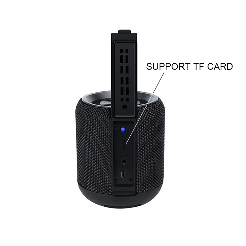 TF card version IPX6 Водонепроницаемый класс открытый беспроводной динамик TWS Bluetooth динамик портативный объемный стерео Bluetooth динамик сабвуфер - Цвет: TF card version