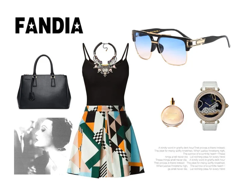 Square Cool Sunglasses For Men Women Retro Colorful Reflective Sun Glasses Gafas Oculos De Sol Feminino Masculino 1YJ222 | Аксессуары