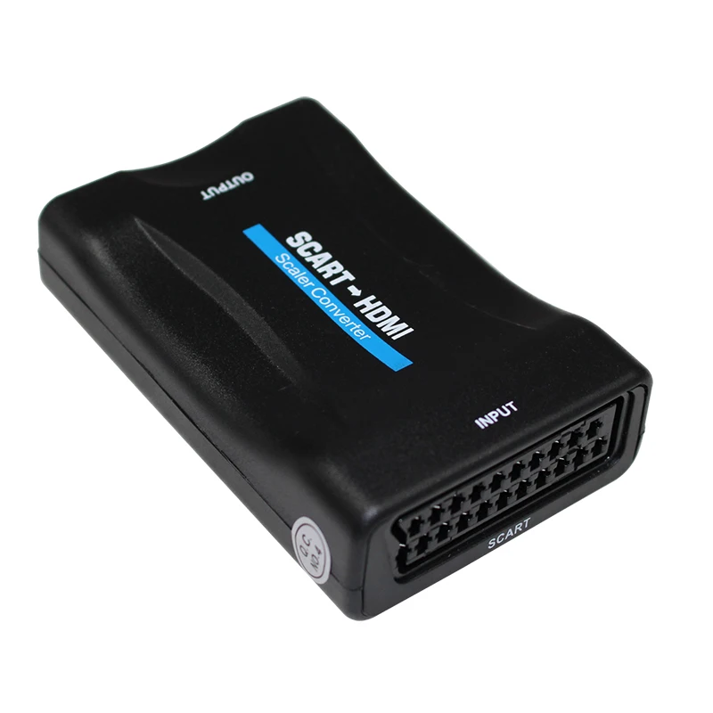 SCART К HDMI конвертер видео аудио сигнал адаптер HD с DC кабелем высококлассный |