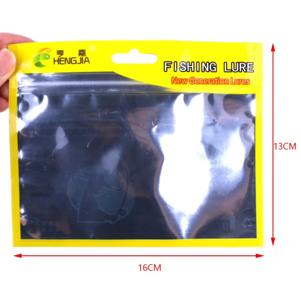 Сумка для рыболовной наживки Ziplock 13*16 см печать на молнии Пластик Розничная