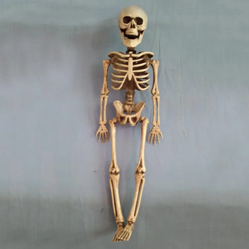 Хэллоуин Новый стильный Забавный пластик человека реалистичные Скелет