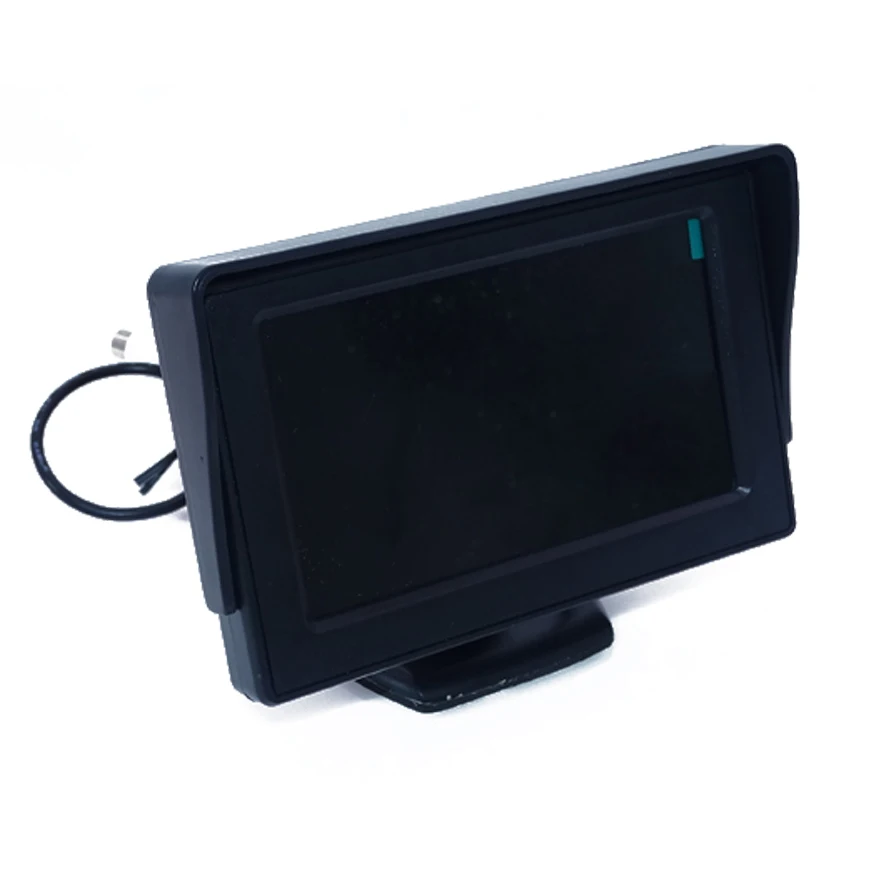 Автомобильный монитор HD LCD с высоким разрешением и экраном 4 3 дюйма