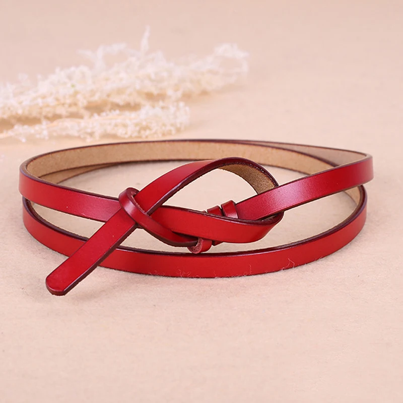 Роскошный ремень F &amp U из коровьей кожи длинный пояс для платья и джинсов без