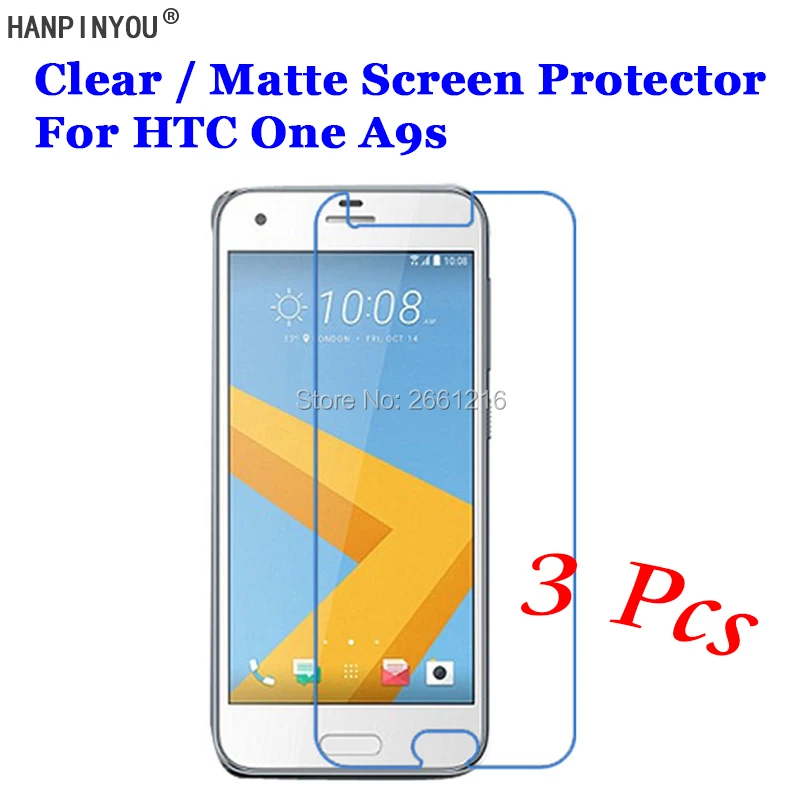 3 шт./лот для HTC One A9s (не A9) 5 0 дюйма HD Прозрачная/Антибликовая матовая защитная