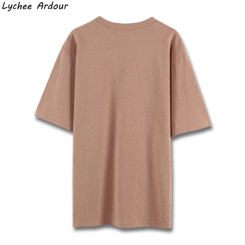 Lychee Ardour Harajuku футболка с принтом золотой рыбки женская летняя коротким рукавом