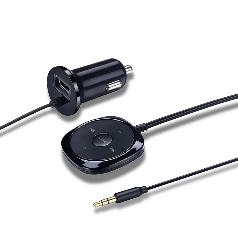 Новый Bluetooth AUX 3 5 мм 12 в автомобильный комплект с USB Автомобильное зарядное