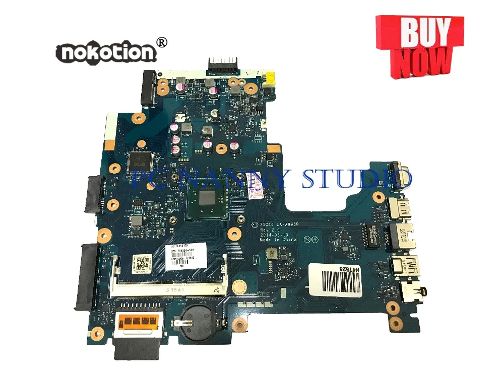 PANANNY 788004 501 001 для HP 240 g3 14 r материнская плата ноутбука ZS040 LA A995P N2840 DDR3