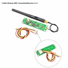Плата модуля PCB с беспроводным приемником DMX512 2,4 ГГц, светодиодный контроллер с антенной, сценический светильник