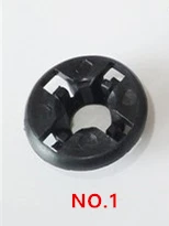 2PCS Number 1 2 шт. для Toyota Vios Corolla RAV4 передняя крышка опорный стержень пластиковые крепежи - Название цвета: 2PCS Number 1