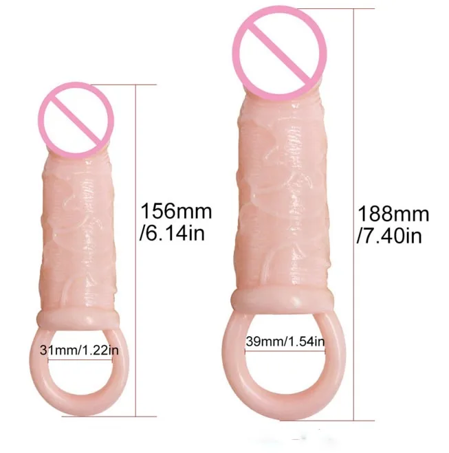 Мужской эрекционное тонкое пенис увеличитель Extender человек секс игрушка в виде