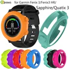 Цветной силиконовый защитный чехол для Garmin Fenix 3Fenix3 HRSapphireQuatix 3Tactix Bravo универсальный чехол