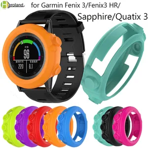 Цветной силиконовый защитный чехол для Garmin Fenix 3Fenix3 HRSapphireQuatix 3Tactix Bravo универсальный чехол