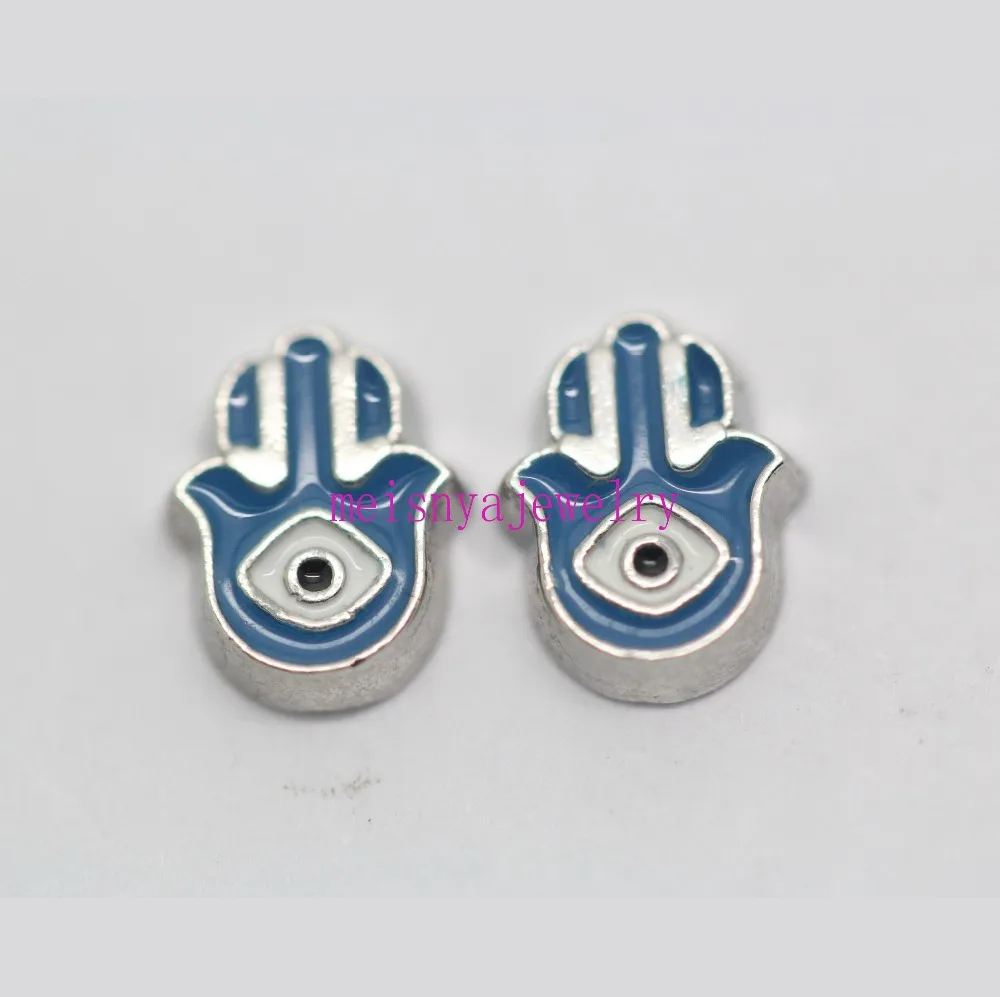 10 шт. подвески hamsa для стеклянного медальона|floating charms|charm hamsacharms floating |