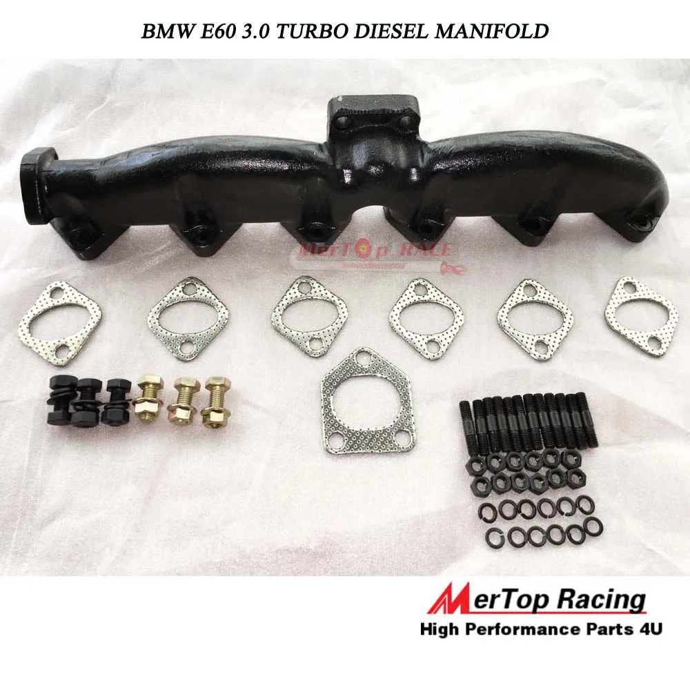 Выпускной коллектор из чугуна MerTop Racing 5 SERIES E60 E61 E65 E39 525d 530d M57 M57N TURBO|manifold|manifold