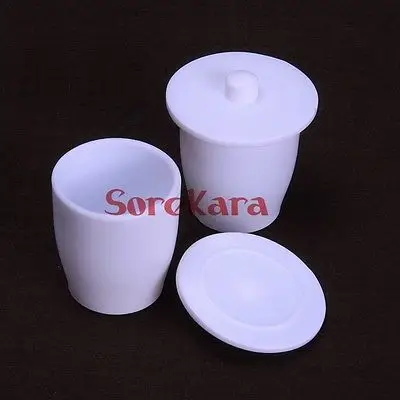 250 мл чашка для тигеля из ПТФЭ с крышкой Мензурка устойчивость к кислотам и