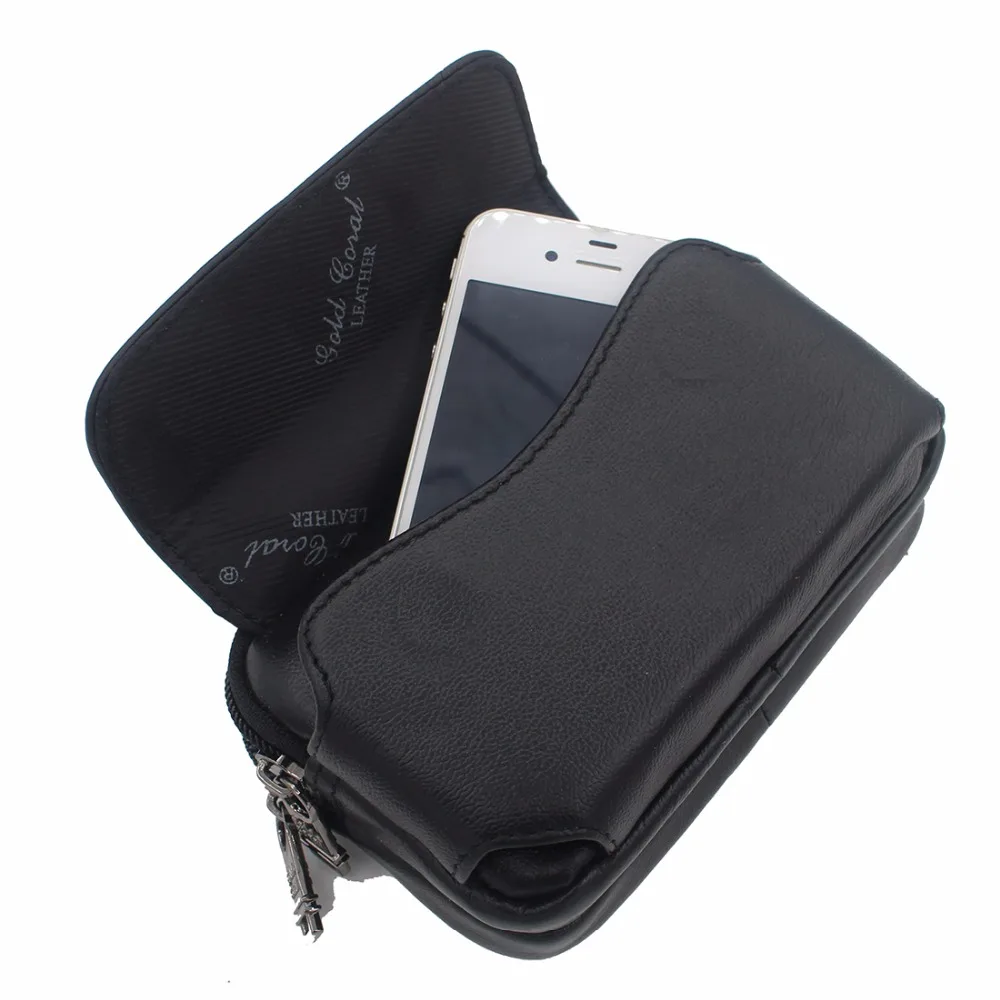 Высокое качество настоящая натуральная кожа поясная сумка для мужчин хип хоп