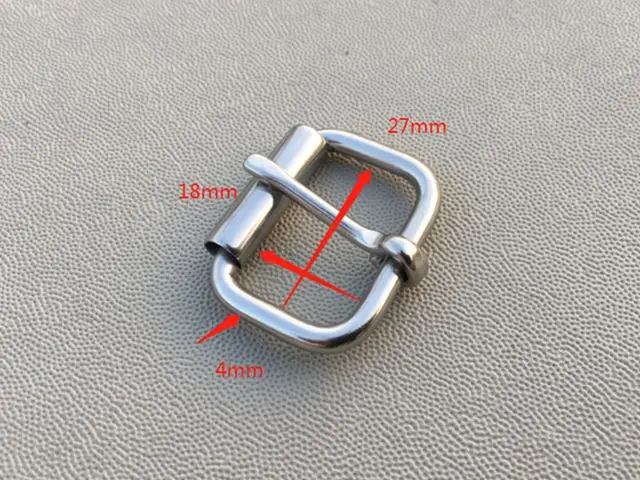 27mm inner width Пряжка из нержавеющей стали для ремня, сумки для одежды, пряжка с роликом 36 мм ширина инера 10 штук в упаковке - Цвет: 27mm inner width