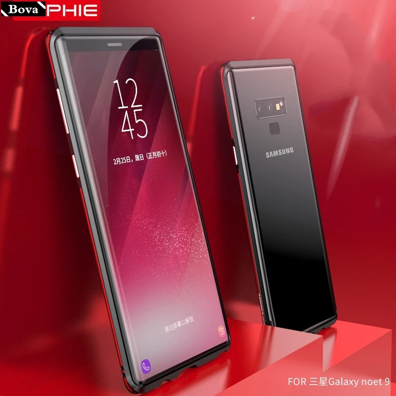 Note 9 чехол роскошный Ультратонкий алюминиевый бампер для samsung Galaxy Note9 Note 9 защитный алюминиевый чехол для телефона