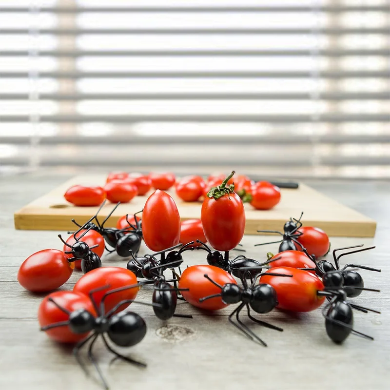 12 шт Вилка для фруктов форма муравья вилки закуска пирог десерт посуда дома кухня