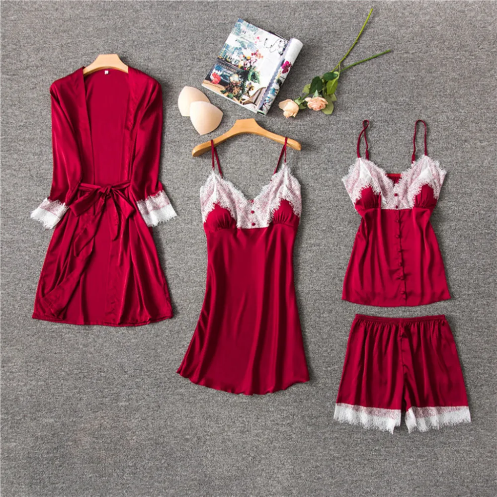 Новое женское сексуальное на завязках пижамы Babydoll нижнее белье Ночная сорочка