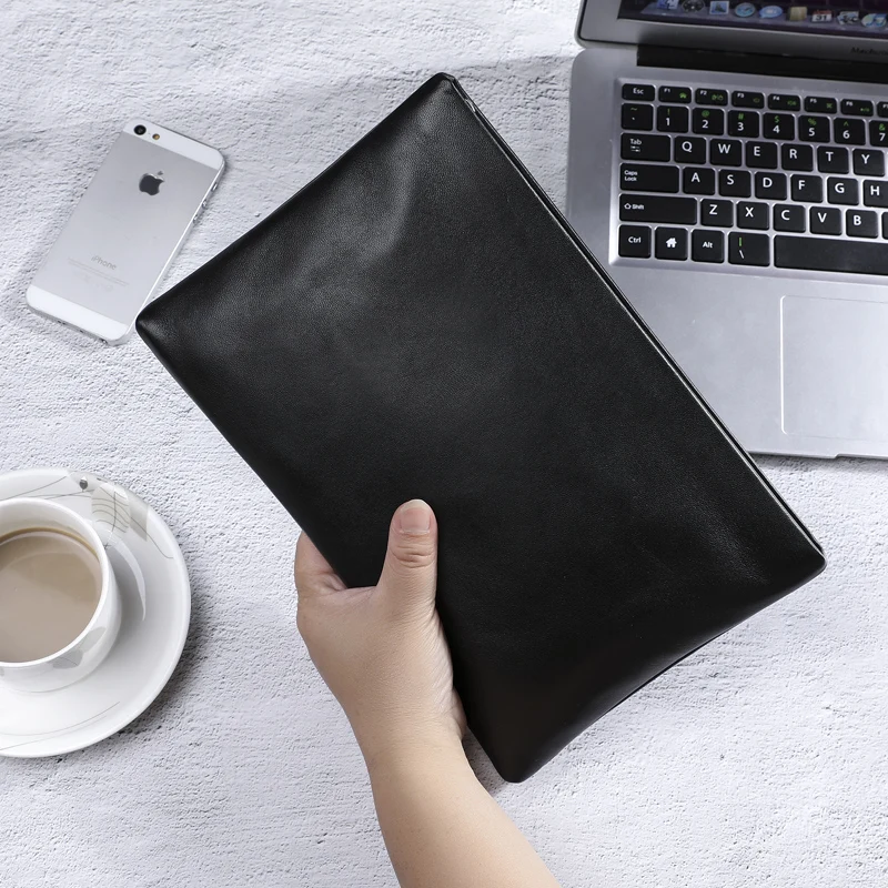 BAQI Brand Men Handbags Genuine Leather Cowhide High Quality 2019 Fashion Men Wallet Clutch Bag Purse Card Holder Ipad Phone Bag