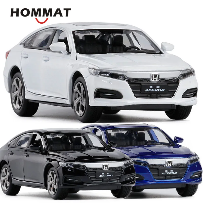 HOMMAT моделирование 1:32 Honda Accord литье под давлением модель автомобиля из сплава