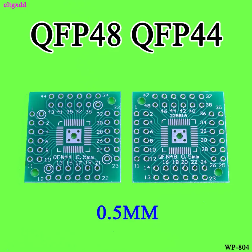 Cltgxdd 5 шт. HTQFP QFN48 к DIP48 QFN44 0 мм QFP48 QFP44 PQFP LQFP адаптер пластина|Соединители| |