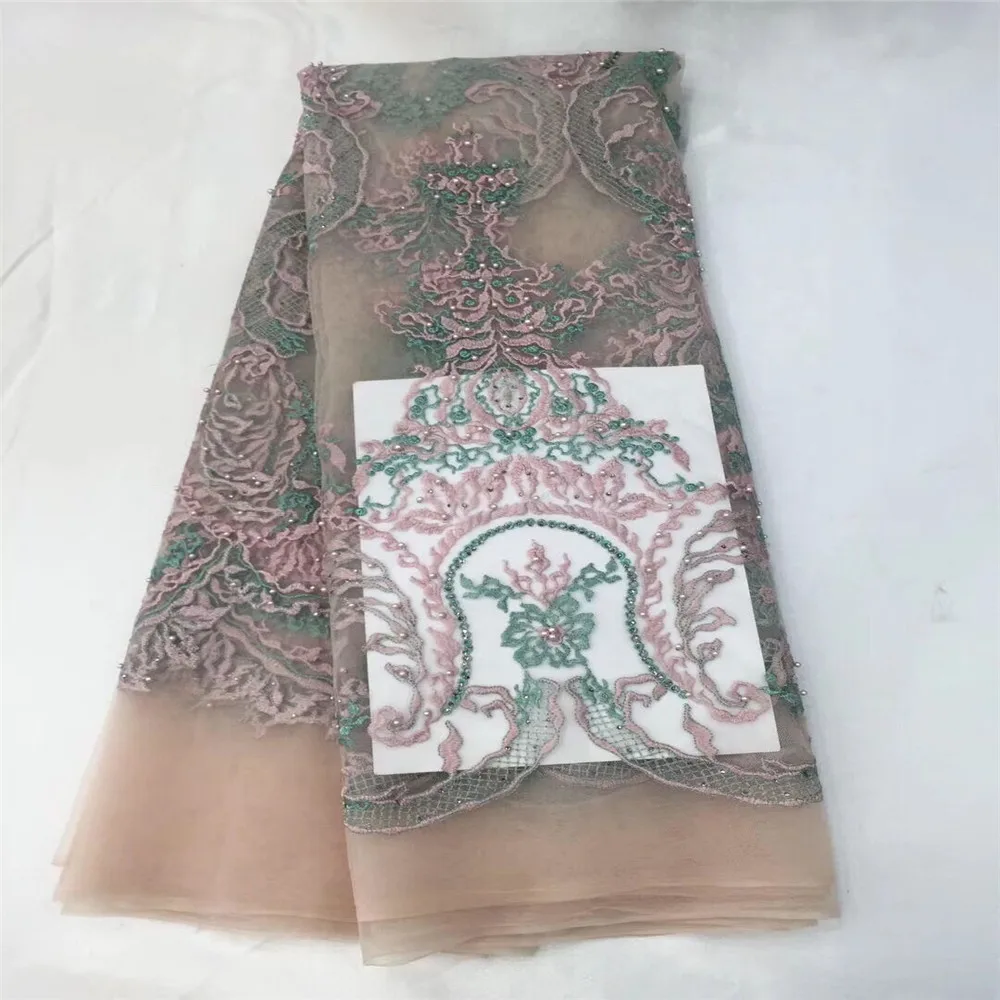 Последняя африканская французская кружевная ткань высокого качества